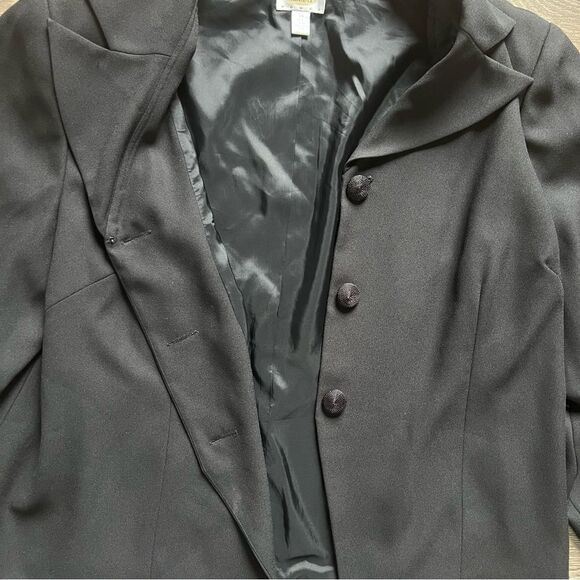 Talbots Woman Black Blazer Size 24 EUC - Picture 4 of 8